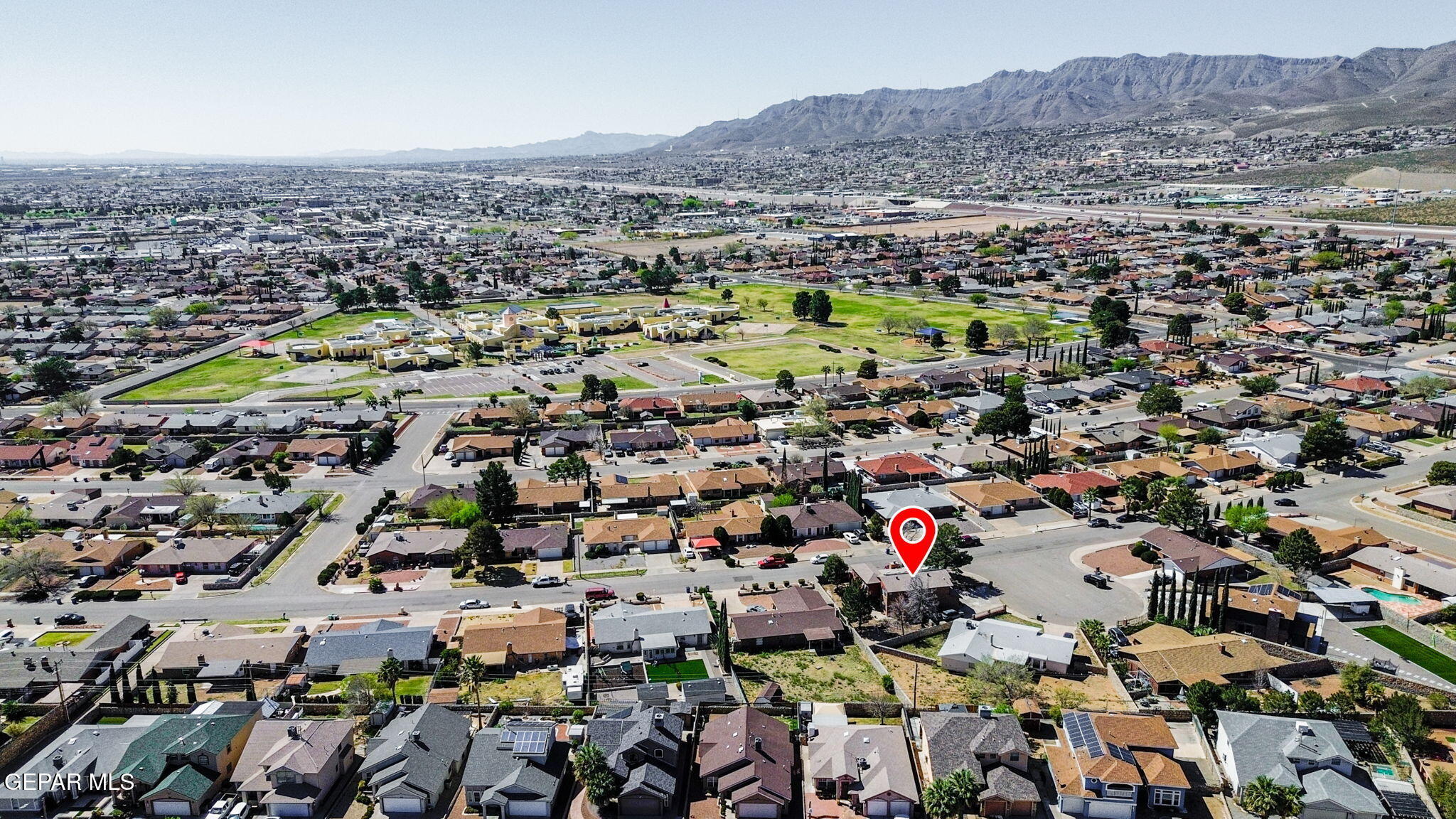 4643 R L Shoemaker Drive El Paso, TX 79924 - Photo 24 of 24 an aerial view of residential houses with outdoor space