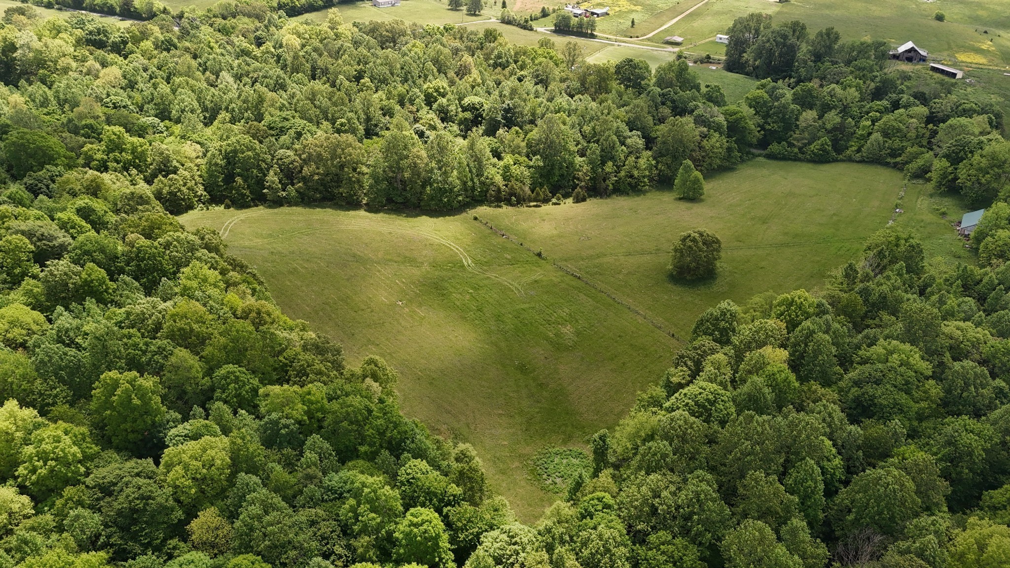 7 Sadlers Chapel Road Lafayette, TN 37083 - Photo 6 of 20 an aerial view of a yard
