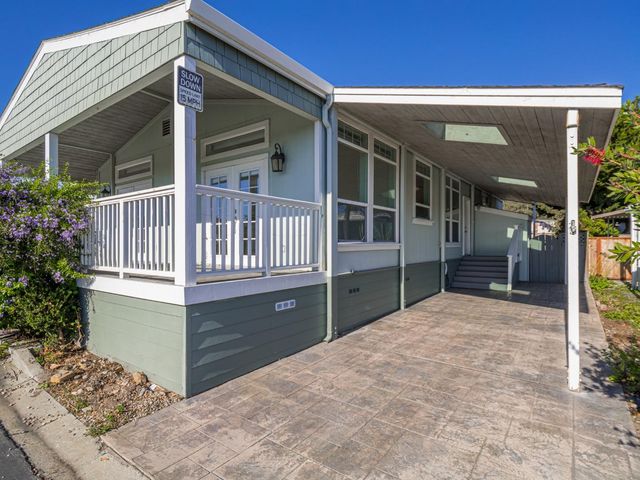 a view of a lake with a mountain