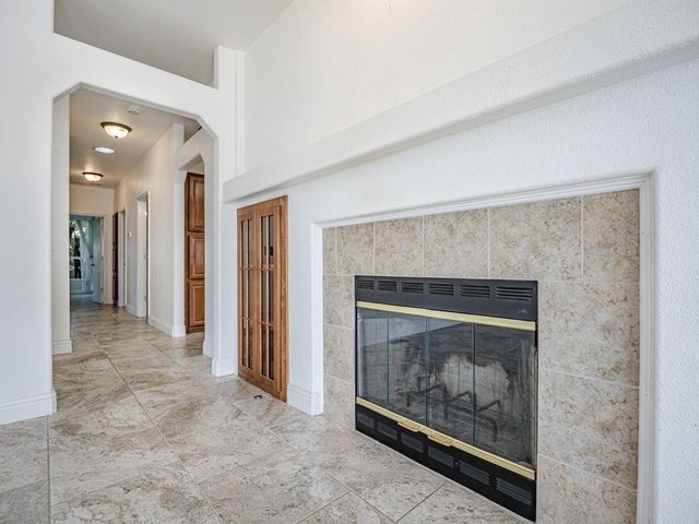 a view of a livingroom with a window