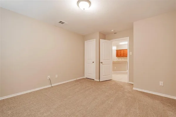 a view of an empty room