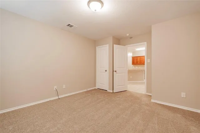 a view of an empty room