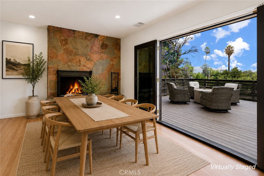 2128 Oak Crest Drive Riverside, CA 92506 - Photo 3 of 39 Virtually Staged (Dinning Table)