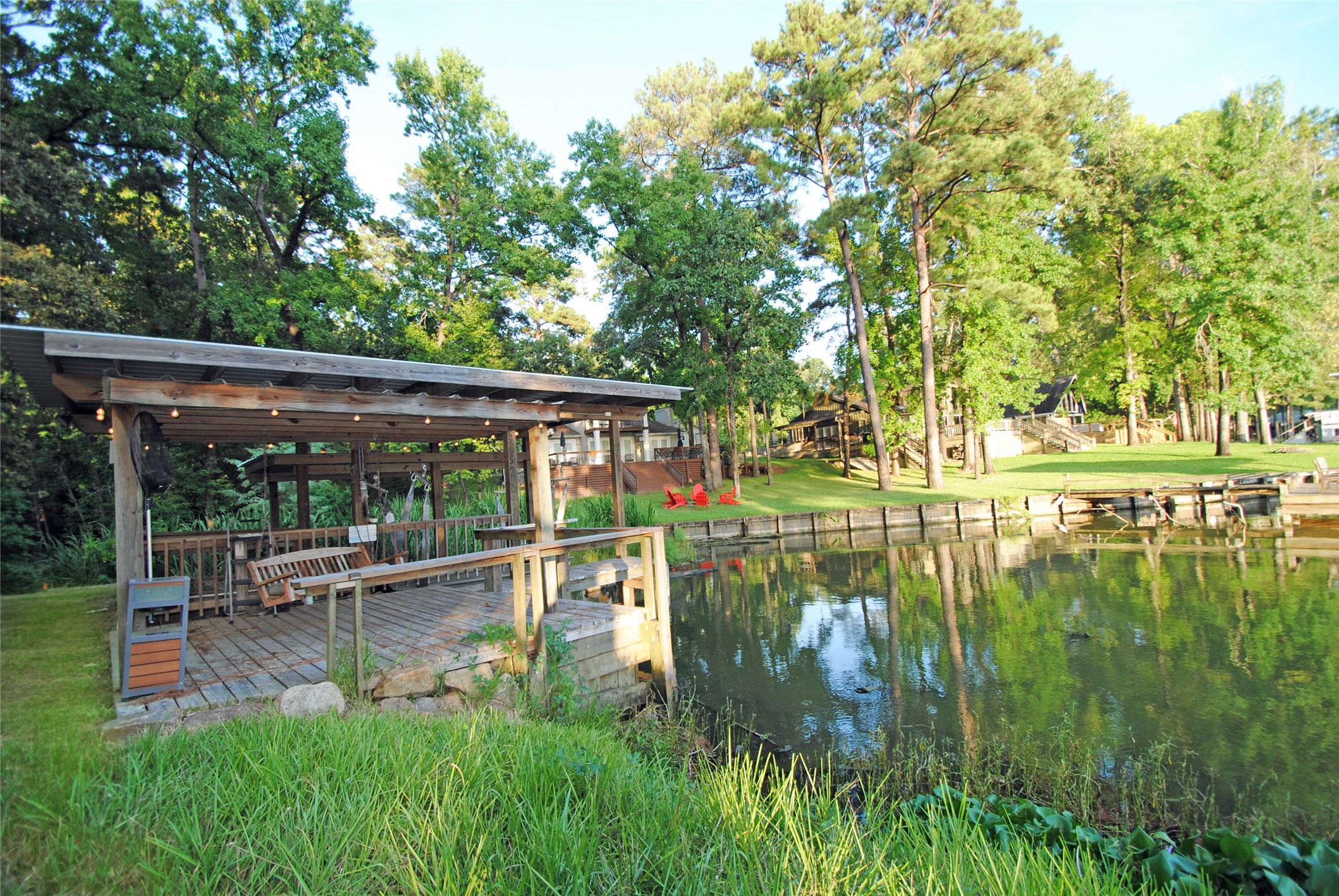 59 Paradise Loop Point Blank, TX 77364 - Photo 2 of 33 a view of lake from balcony