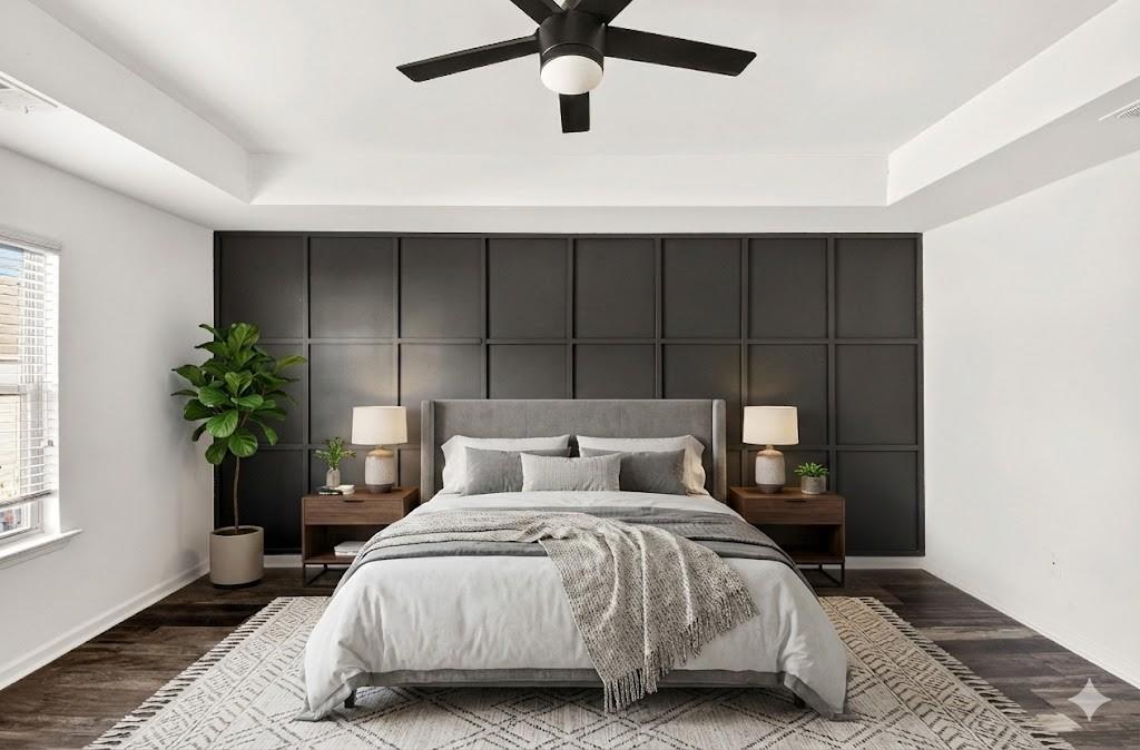 7789 Rutgers Circle Fairburn, GA 30213 - Photo 17 of 39 a bedroom with a bed and window