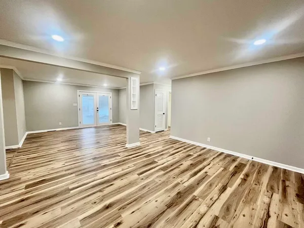 a view of wooden floor