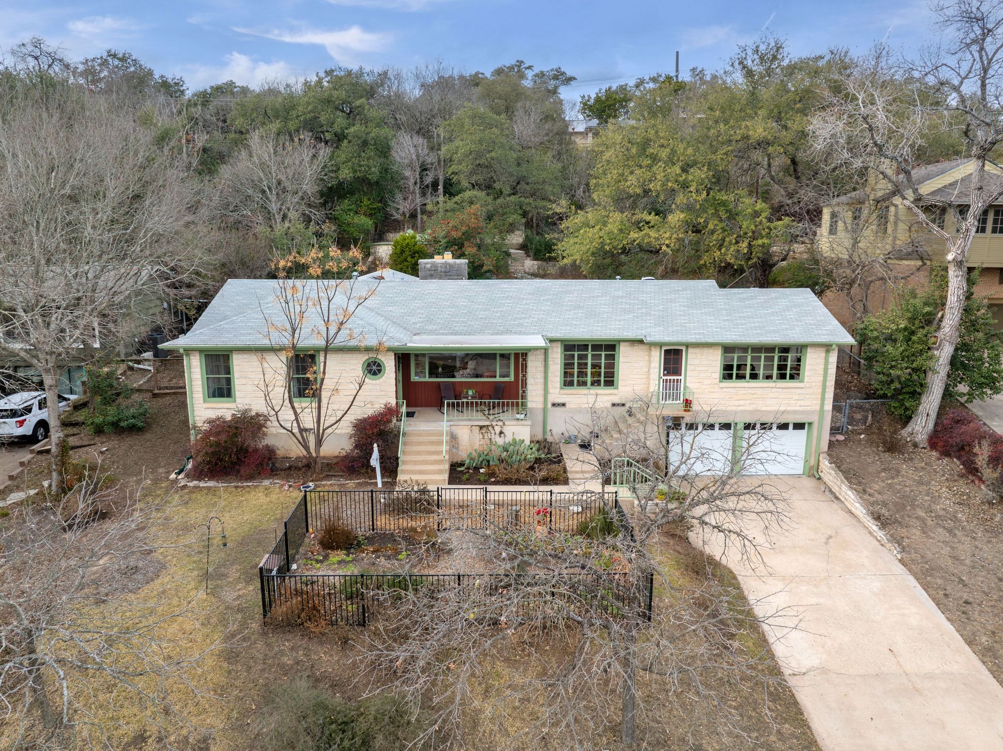 4804 Balcones Drive Austin, TX 78731 - Photo 27 of 27 aerial view of a house with a yard