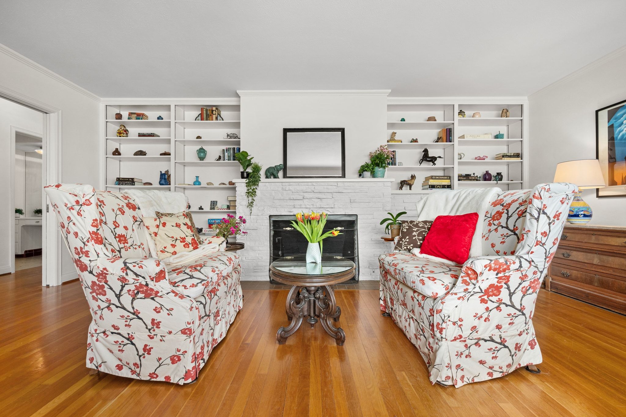4804 Balcones Drive Austin, TX 78731 - Photo 4 of 27 a living room with furniture and wooden floor