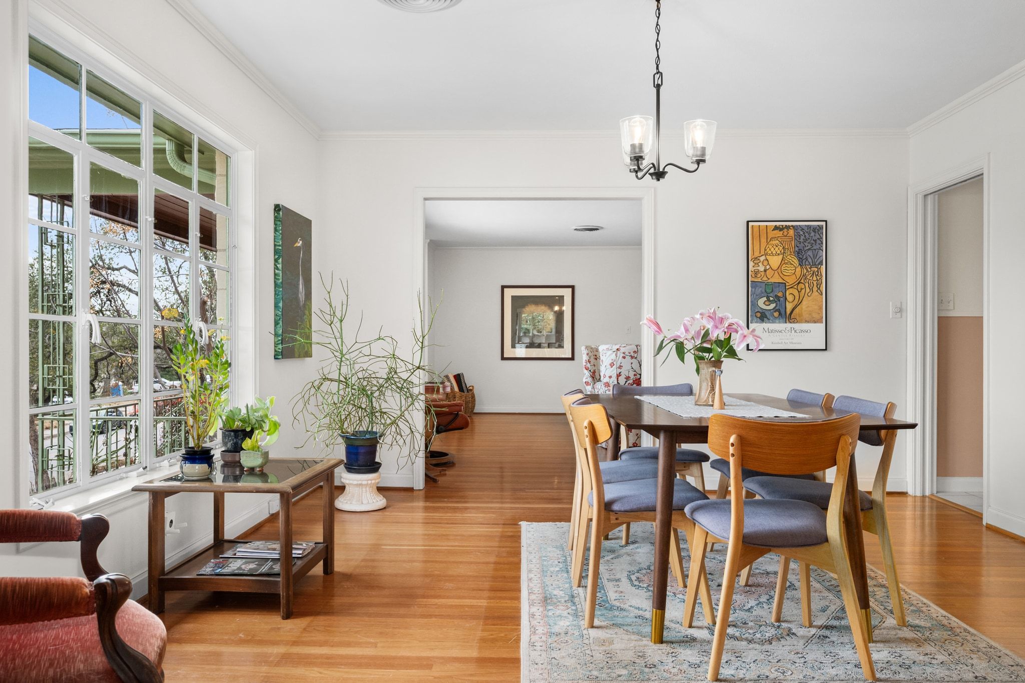 4804 Balcones Drive Austin, TX 78731 - Photo 7 of 27 a view of a livingroom and dining room