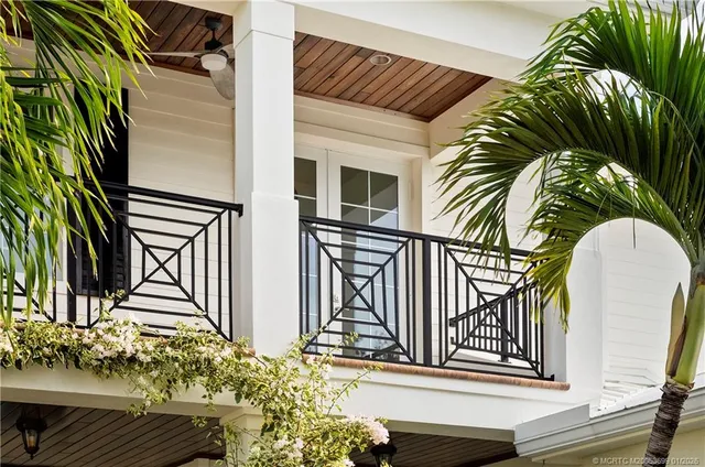 a view of front door