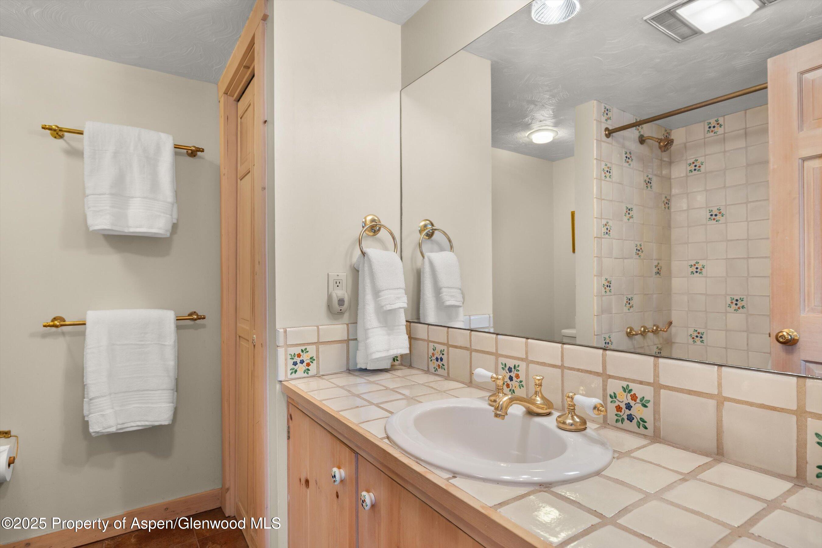 818 Faraway Road Snowmass Village, CO 81615 - Photo 16 of 24 a bathroom with a sink double vanity and a mirror