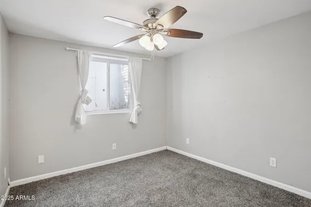 a bathroom with a shower and a toilet