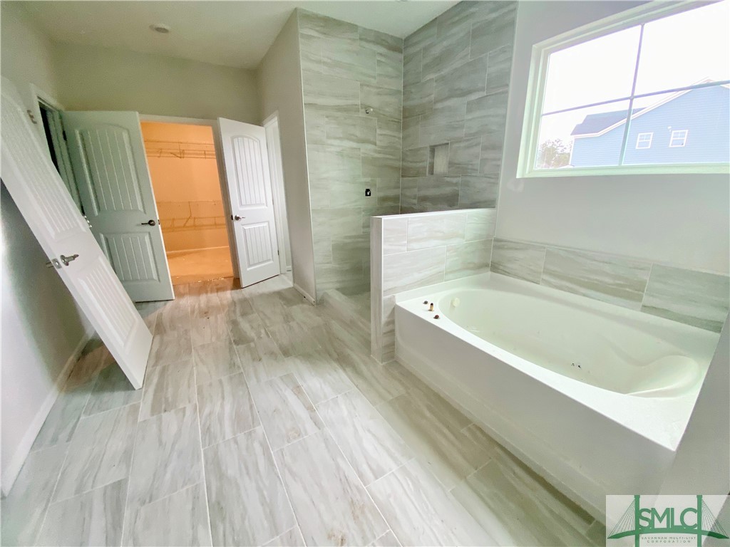 168 Champlain Drive Pooler, GA 31322 - Photo 16 of 34 HUGE primary bathroom. HOME IS UNDER CONSTRUCTION.