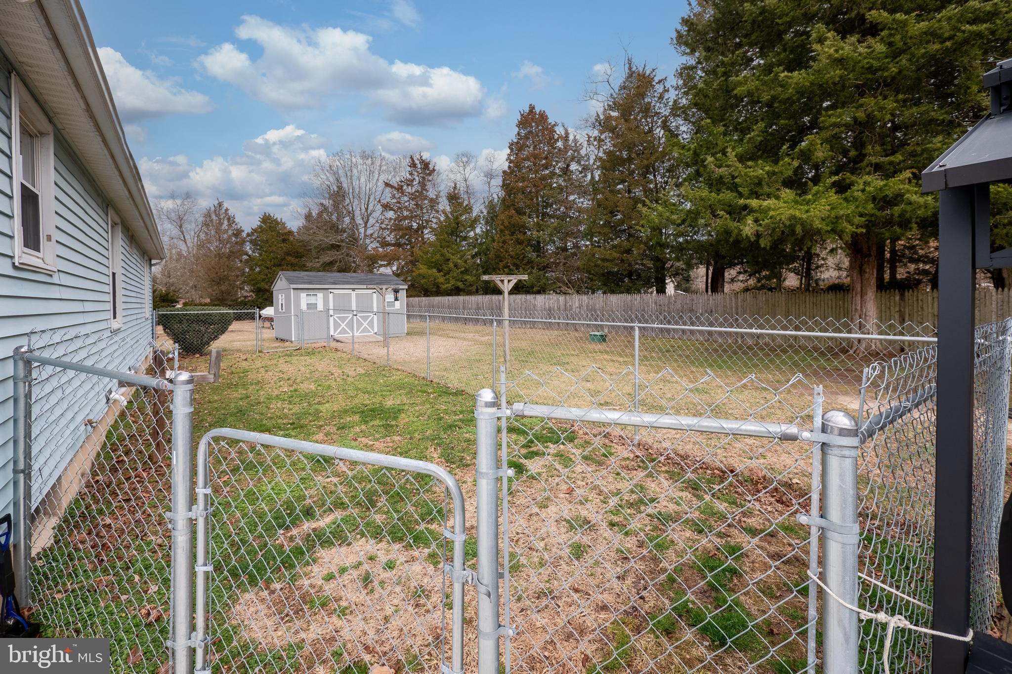 485 South Burlington Road Bridgeton, NJ 08302 - Photo 9 of 39 Dog run overlooking the 10 x 14 shed