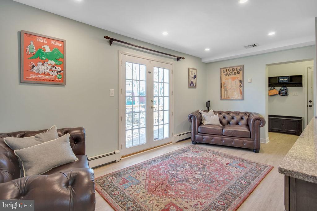 2524 Prescott Road Havertown, PA 19083 - Photo 16 of 34 Family Room Opening to Deck Outside