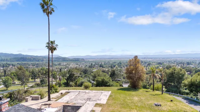 a view of a city floor with a city view