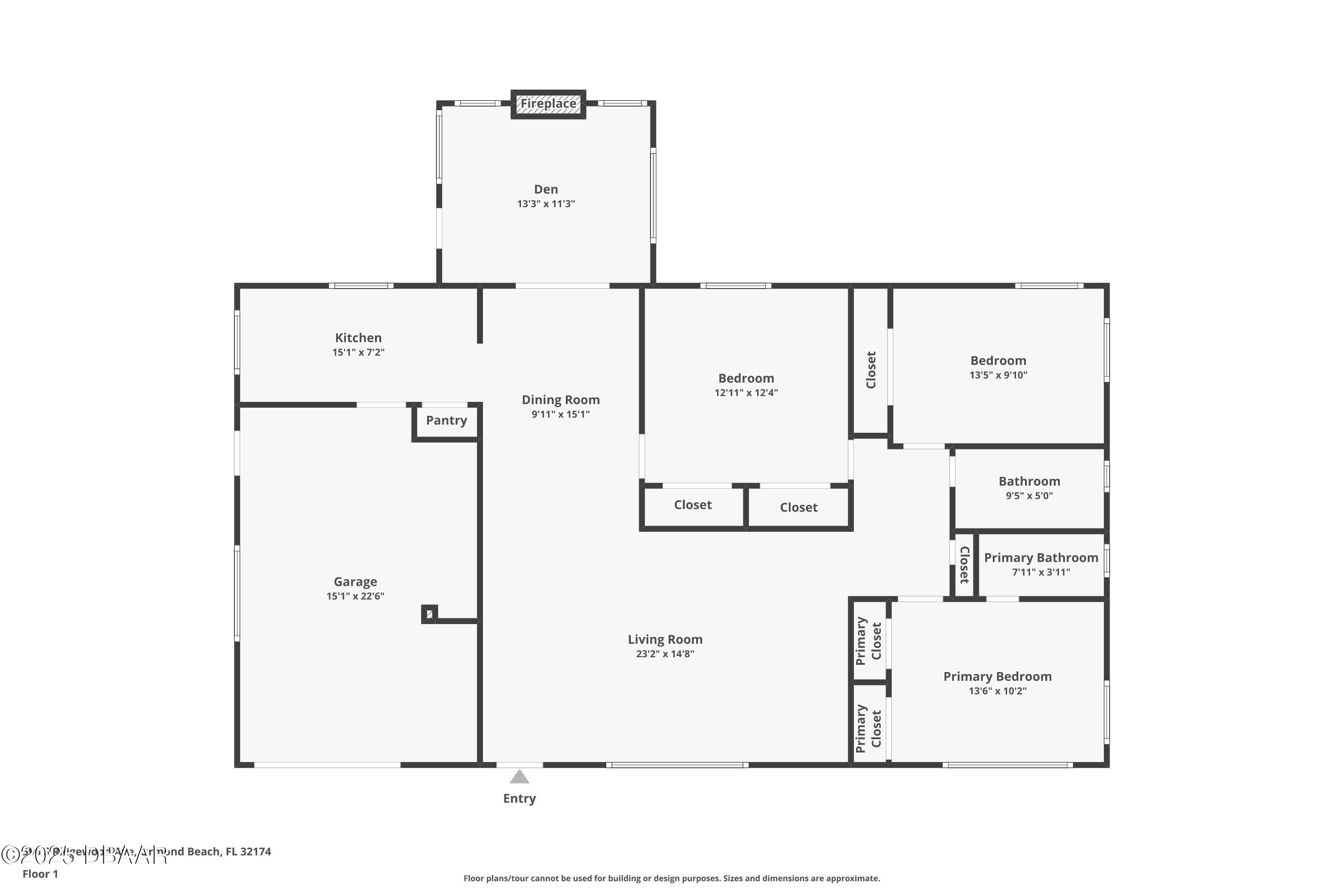 596 South Ridgewood Avenue Ormond Beach, FL 32174 - Photo 41 of 41 Floor Plan (jpg)
