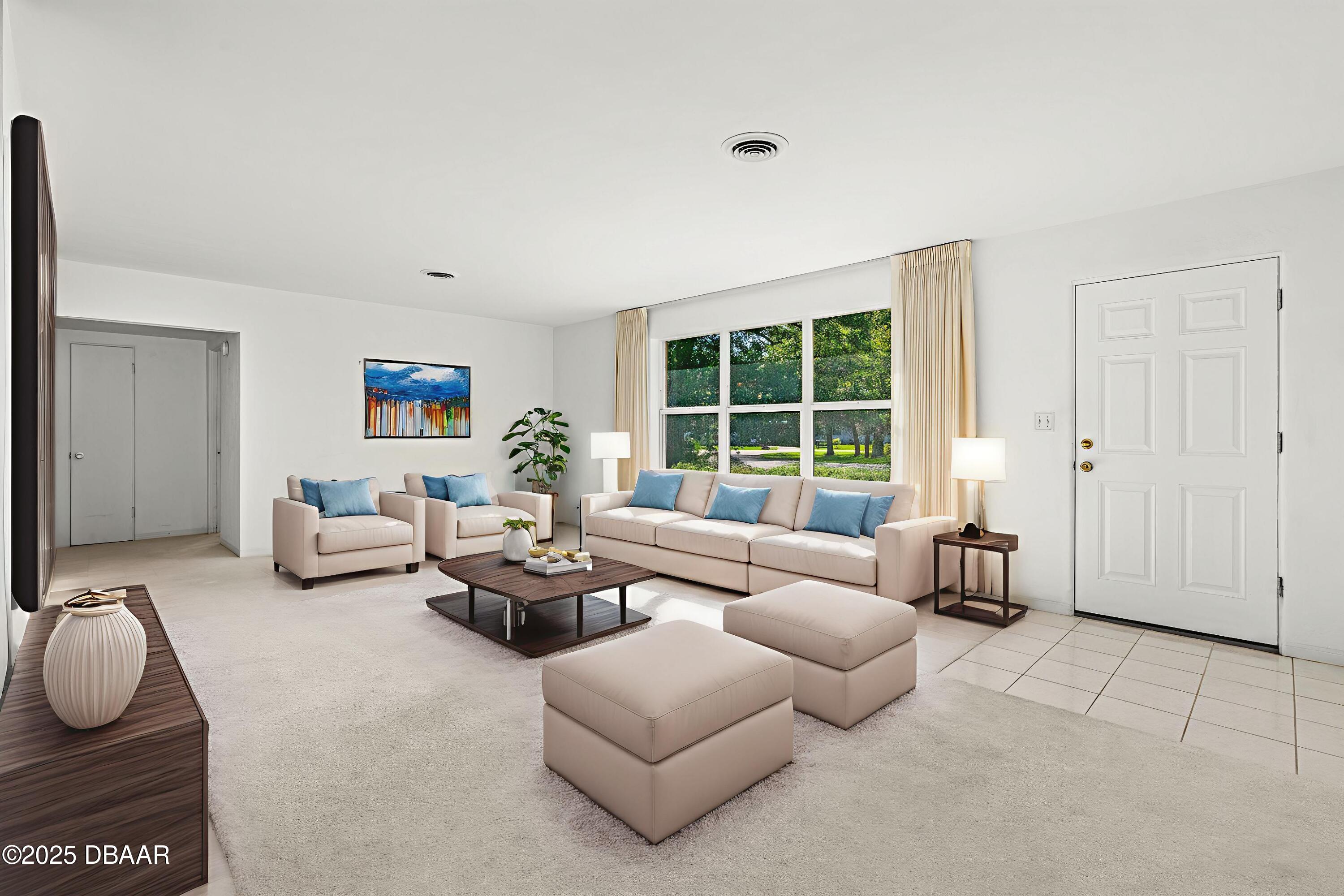 596 South Ridgewood Avenue Ormond Beach, FL 32174 - Photo 2 of 41 596-S.-Ridgewood-13 - Living Room - Stan