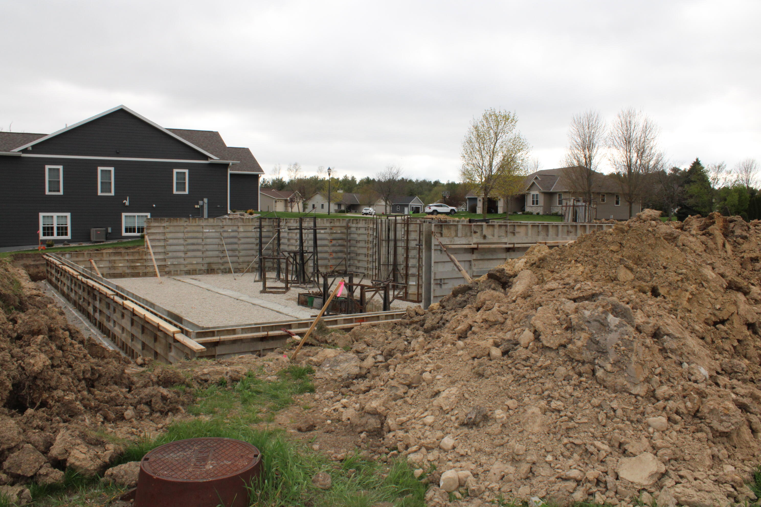 509 Emerald Point, Unit 16 Kewaskum, WI 53040 - Photo 3 of 3 basement started