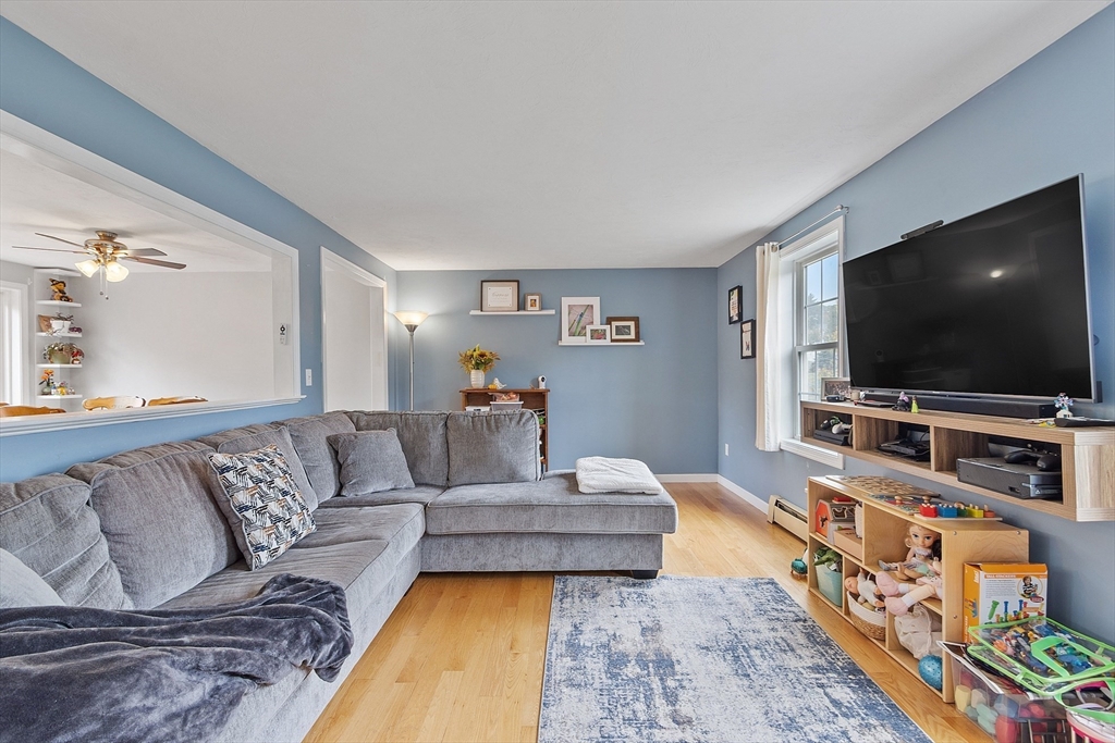 3 Gary Road Templeton, MA 01468 - Photo 3 of 22 a living room with furniture and a flat screen tv