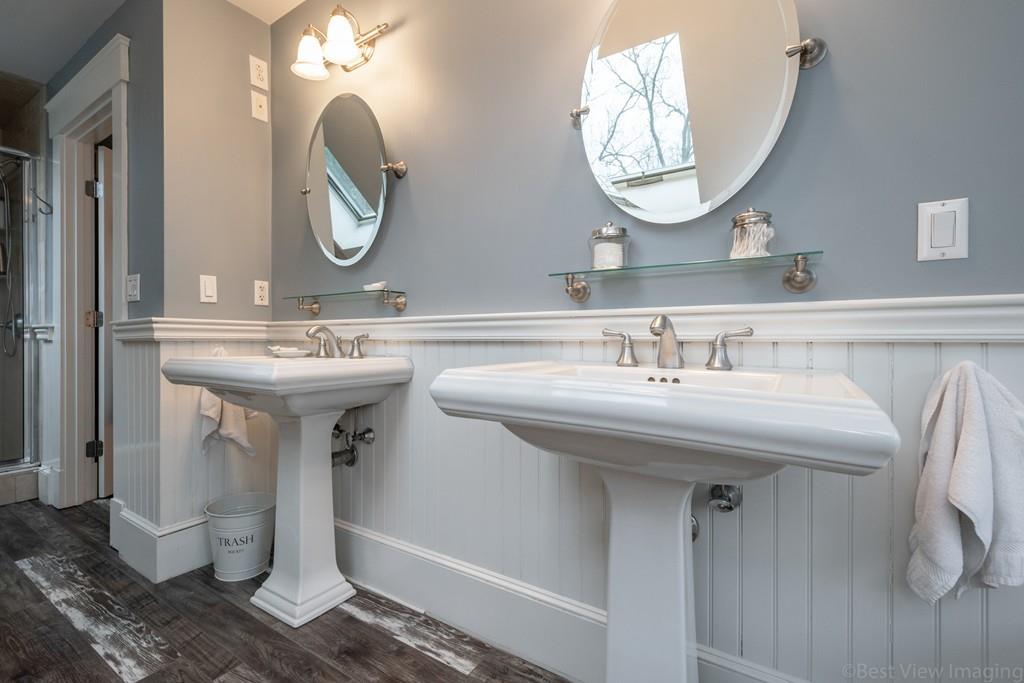 25 Crockett Road Upton, MA 01568 - Photo 27 of 39 a bathroom with a sink and a mirror