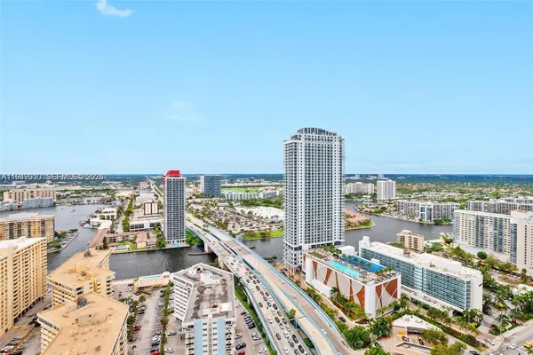 a view of balcony with city view
