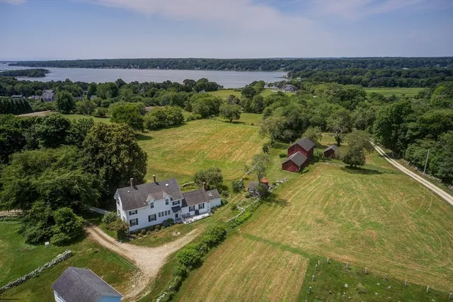 a view of a swimming pool and lake view