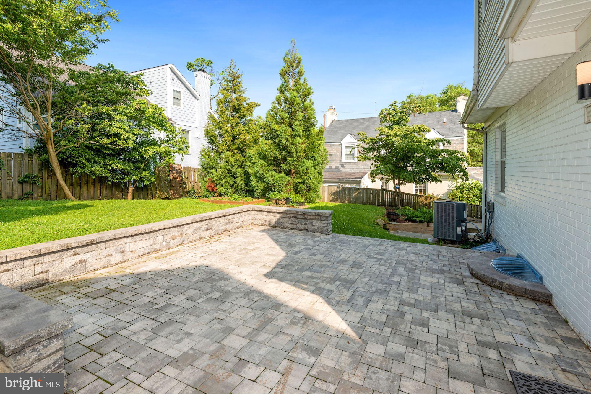 4724 River Road Bethesda, MD 20816 - Photo 36 of 42 Stone patio added in 2018