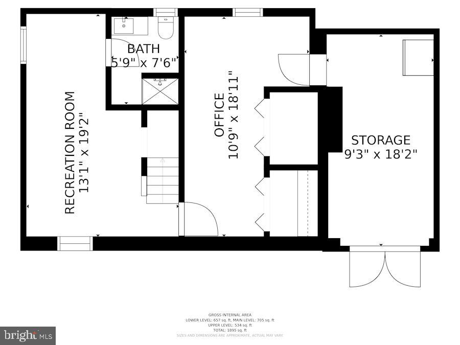 4724 River Road Bethesda, MD 20816 - Photo 40 of 42 Lower Level Floor Plan
