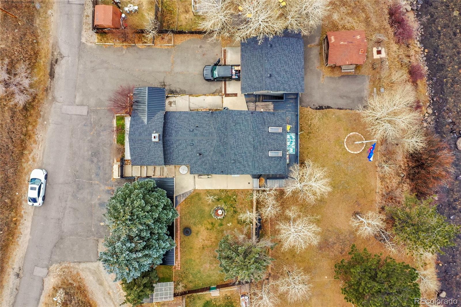 3645 Stanley Road Dumont, CO 80436 - Photo 35 of 39 an aerial view of residential houses with outdoor space