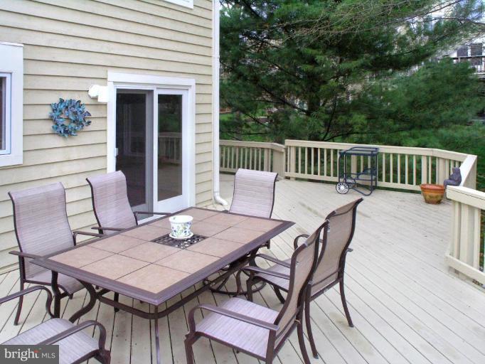 11200 Center Post Court Reston, VA 20194 - Photo 23 of 30 a view of a dinning table and chairs on the roof deck