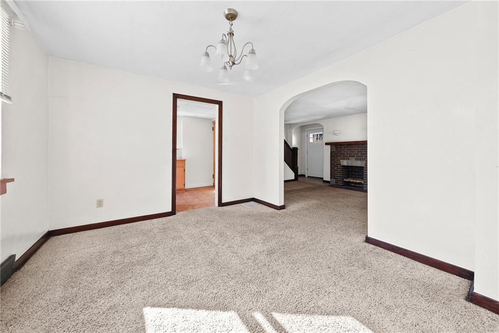105 Kaplan Avenue Pittsburgh, PA 15227 - Photo 12 of 37 Large dining room off the kitchen.
