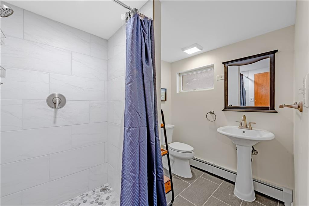 224 Kaufman Church Road Davidsville, PA 15928 - Photo 19 of 25 a bathroom with a sink toilet and shower