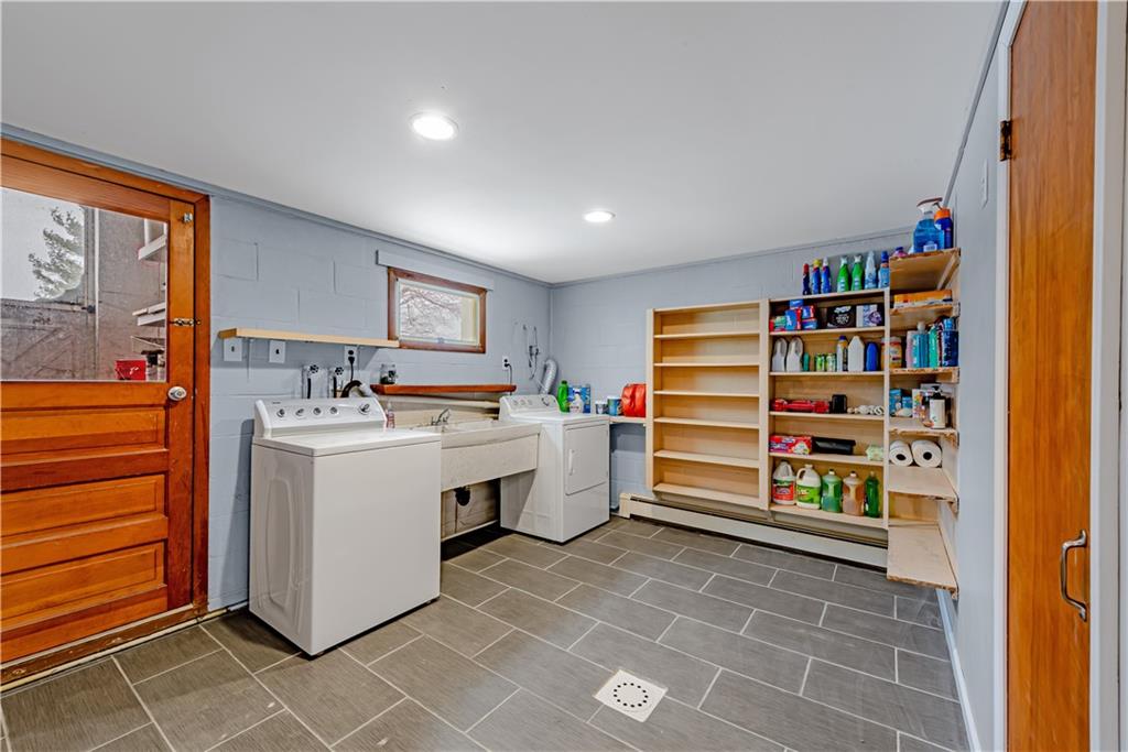 224 Kaufman Church Road Davidsville, PA 15928 - Photo 20 of 25 a storage room with a washer and dryer