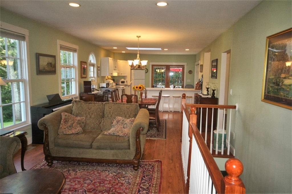 24 Jason Circle Boothbay, ME 04537 - Photo 3 of 14 The living room with gas fireplace...