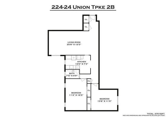 $318,000 | 224-24 Union Turnpike, Unit 2B | Oakland Gardens