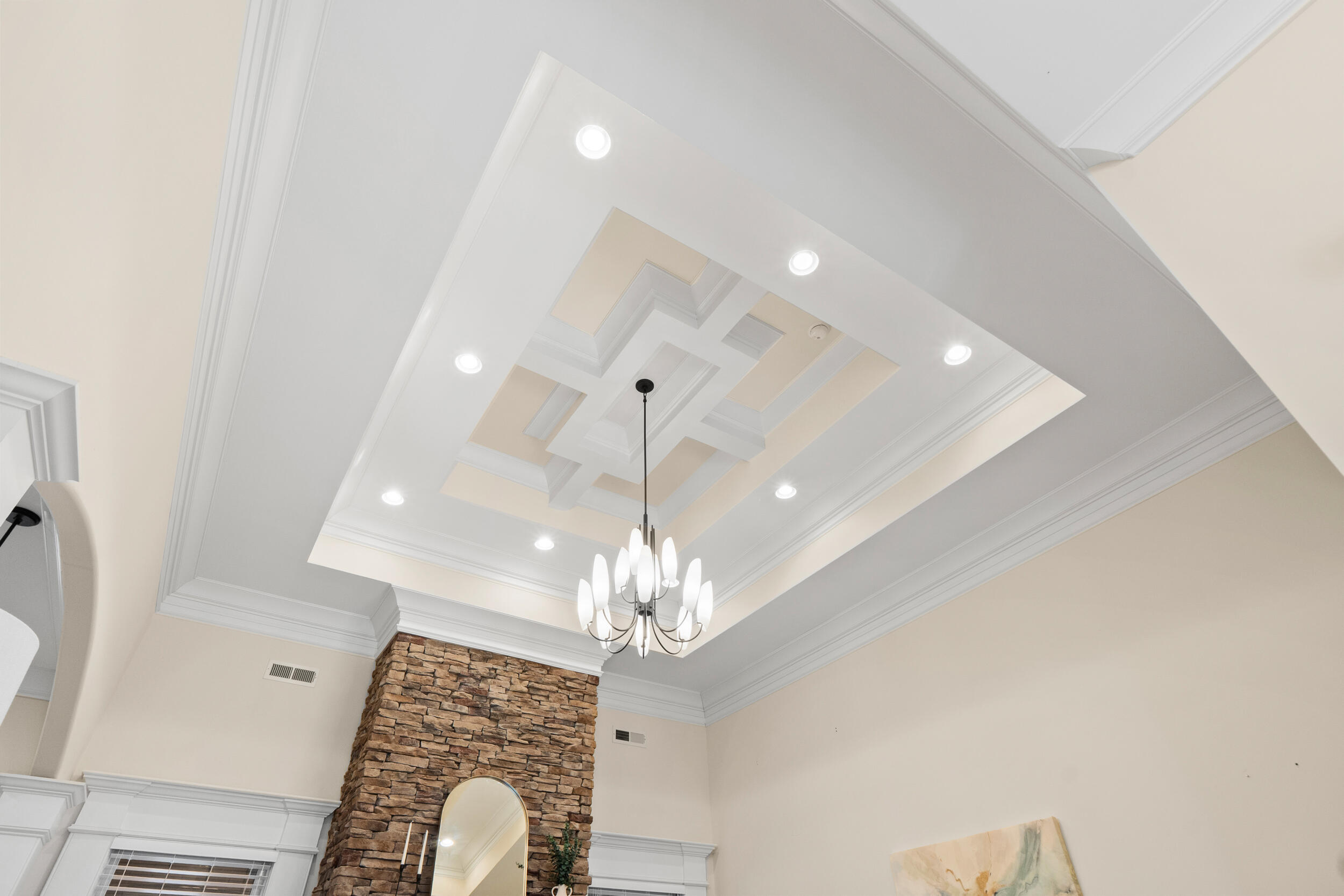 8982 Rostis Lane Chattanooga, TN 37421 - Photo 5 of 30 Beautiful Coffered Ceiling