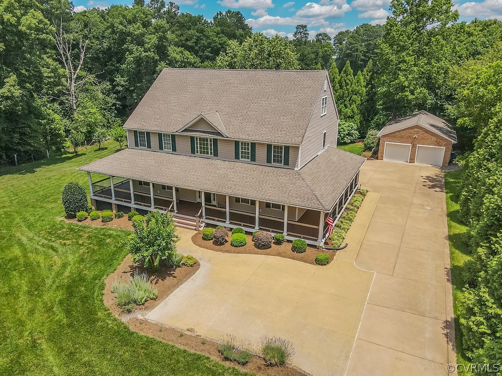 11710 Taplow Road Midlothian, VA 23112 - Photo 1 of 48 aerial view of a house with a yard