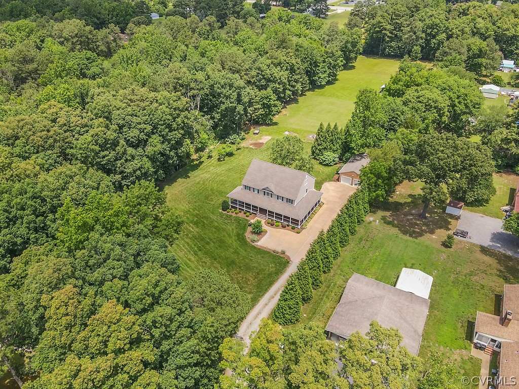 11710 Taplow Road Midlothian, VA 23112 - Photo 4 of 48 an aerial view of a house with a yard