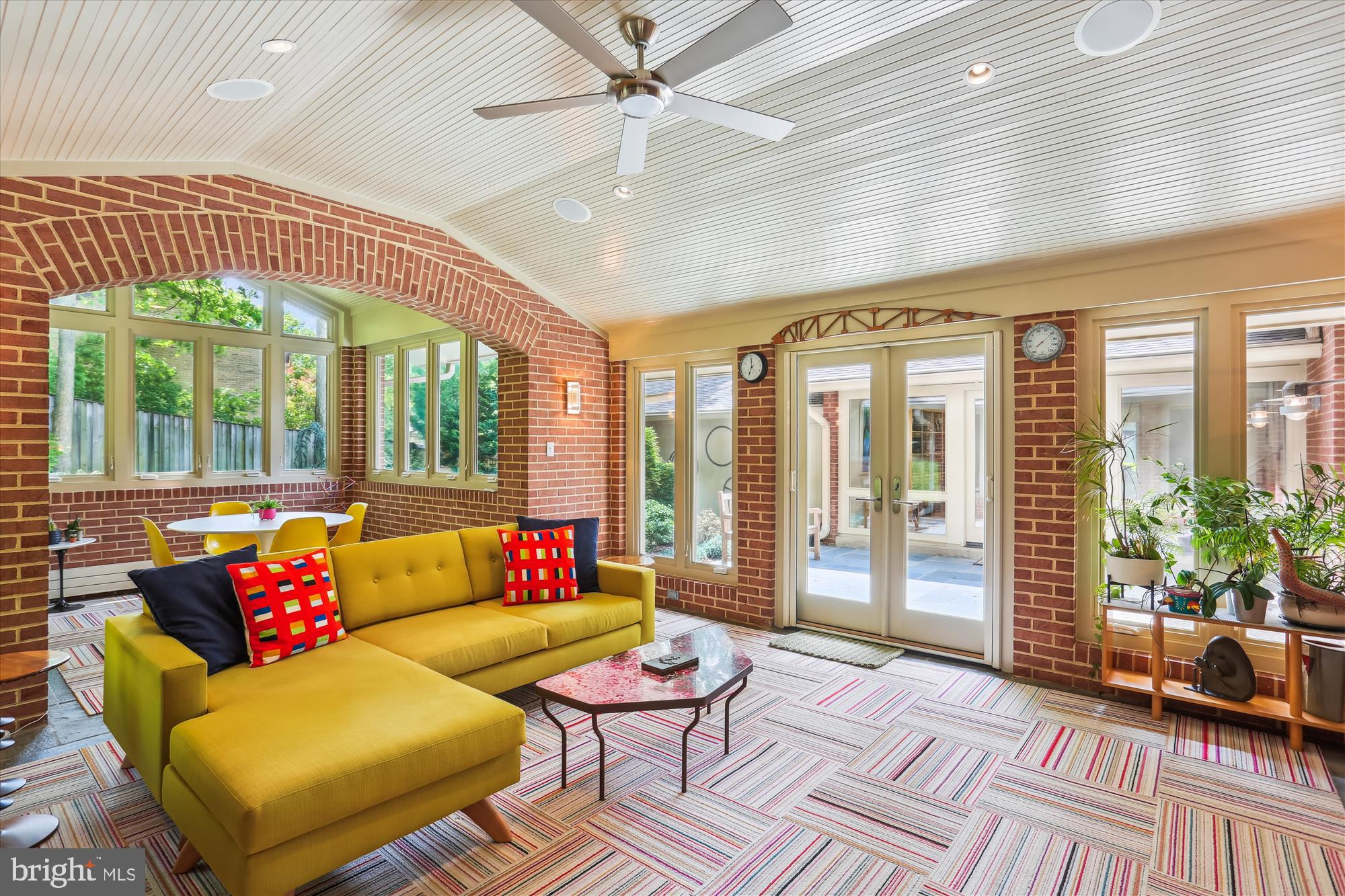 9517 Starmont Road Bethesda, MD 20817 - Photo 22 of 65 Patio Opens to the the Heated Sunroom