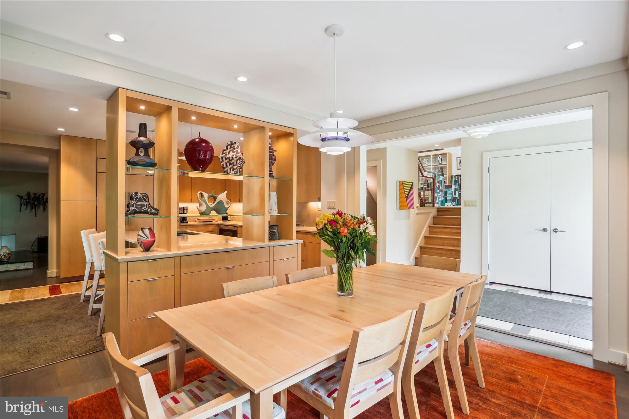 9517 Starmont Road Bethesda, MD 20817 - Photo 4 of 65 Dining Room Opens to the Gourmet Kitchen