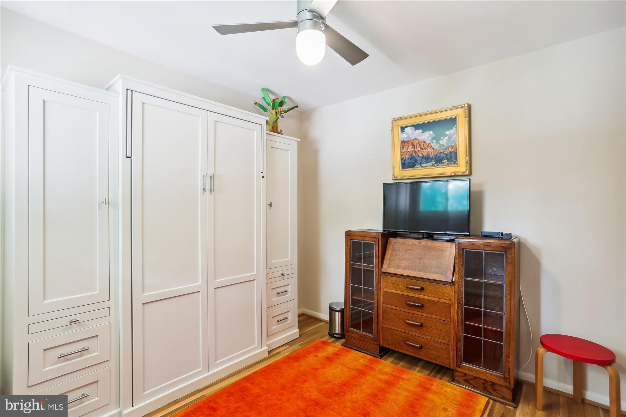 9517 Starmont Road Bethesda, MD 20817 - Photo 45 of 65 Fourth Bedroom with an Amish Murphy Bed