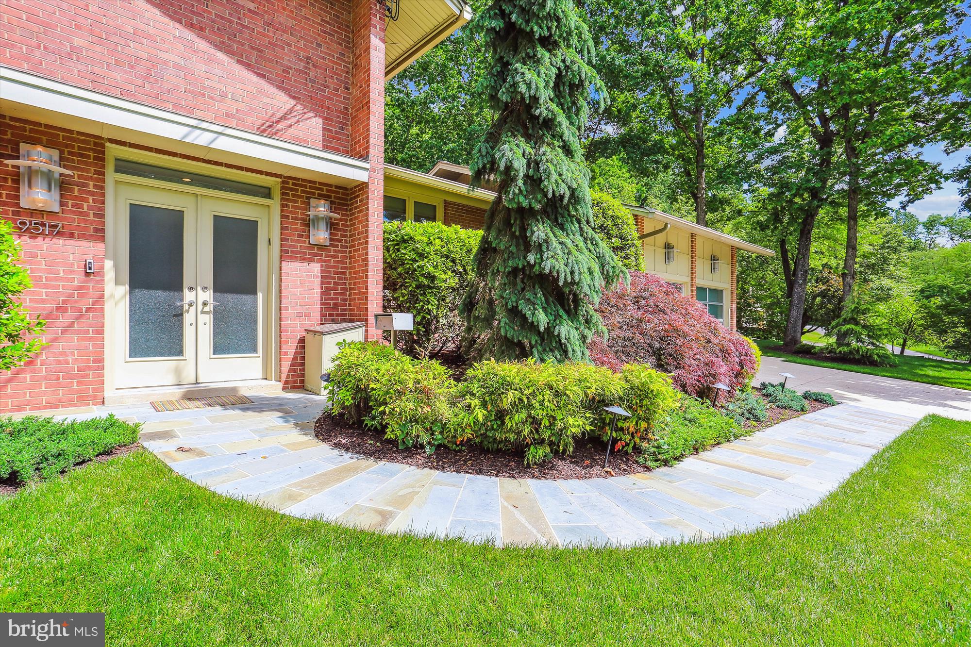 9517 Starmont Road Bethesda, MD 20817 - Photo 50 of 65 Stone Pathway to the Entrance