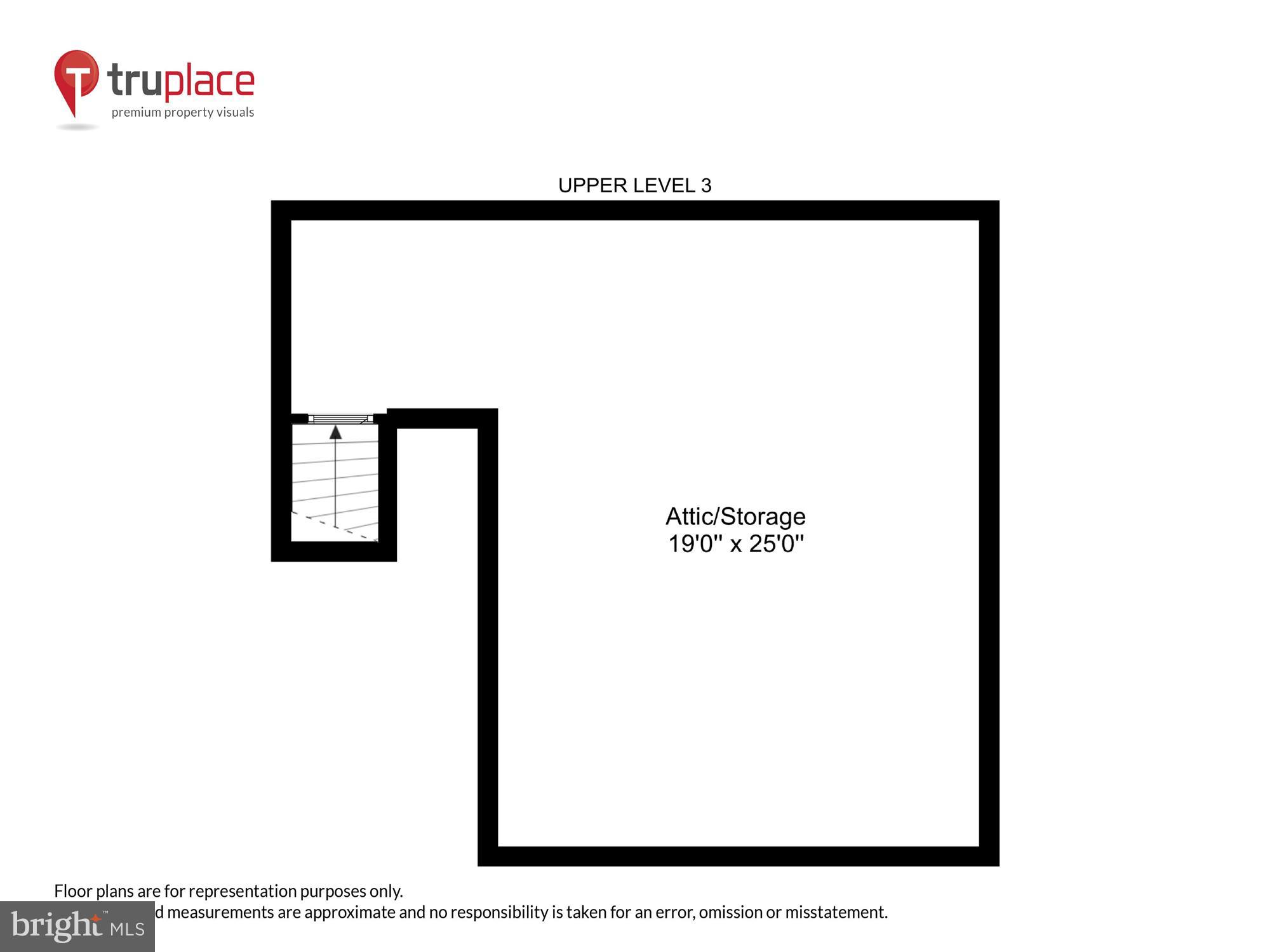 9517 Starmont Road Bethesda, MD 20817 - Photo 64 of 65 Attic Level Floor Plan