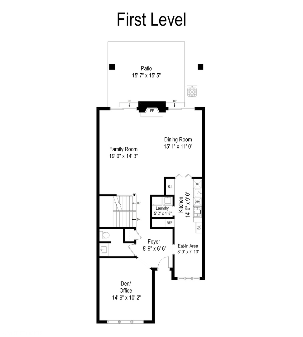 3833 Mission Hills Road, Unit 2B Northbrook, IL 60062 - Photo 22 of 24 a picture of a bench in front of a wall