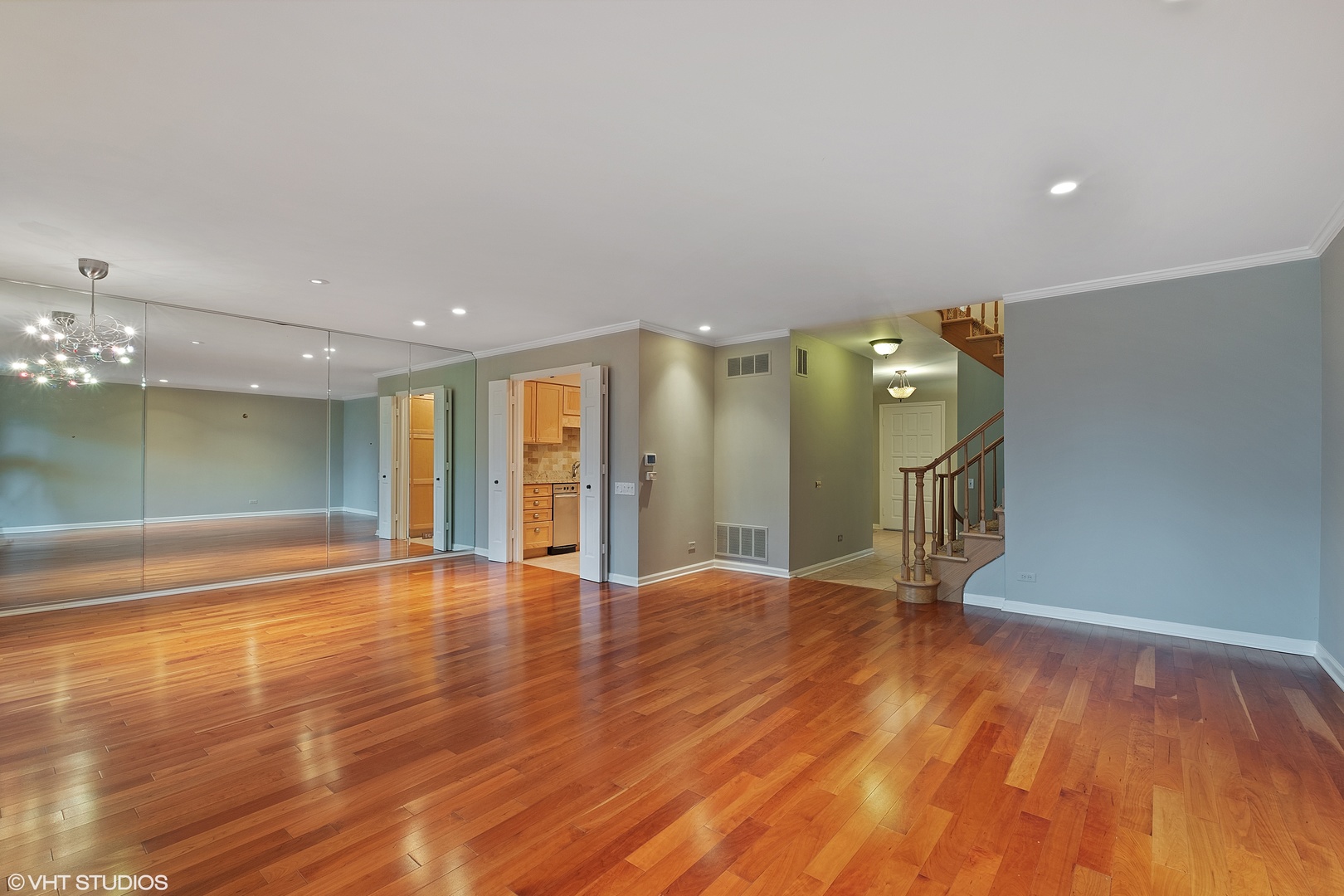 3833 Mission Hills Road, Unit 2B Northbrook, IL 60062 - Photo 7 of 24 a view of an empty room with wooden floor