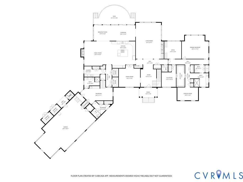 2515 Fleet's Bay Road White Stone, VA 22578 - Photo 72 of 74 a picture of floor plan