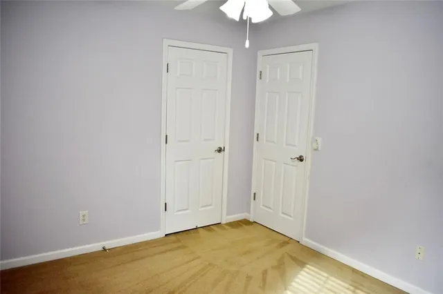 a view of an empty room