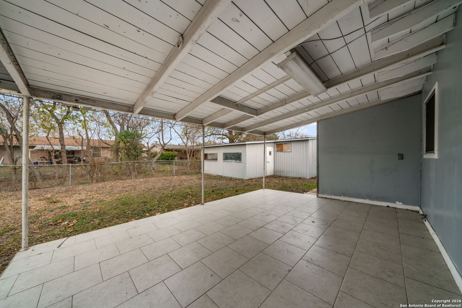 4531 Eisenhauer Road San Antonio, TX 78218 - Photo 27 of 32 a view of a backyard of the house