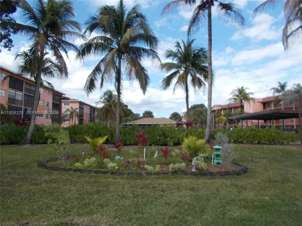 a view of a garden